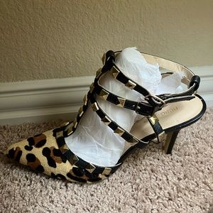 BCBG studded calf hair leopard pumps
BCBGeneration